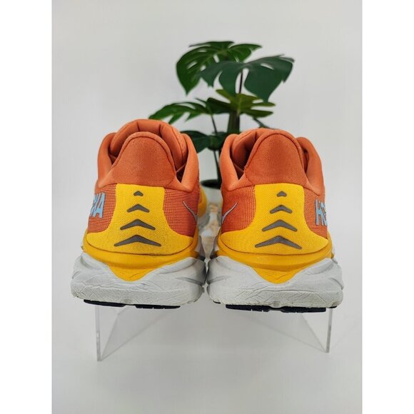 Hoka One One Women's Clifton 8 Orange Running Training Shoes Size 9D US - Picture 3 of 11